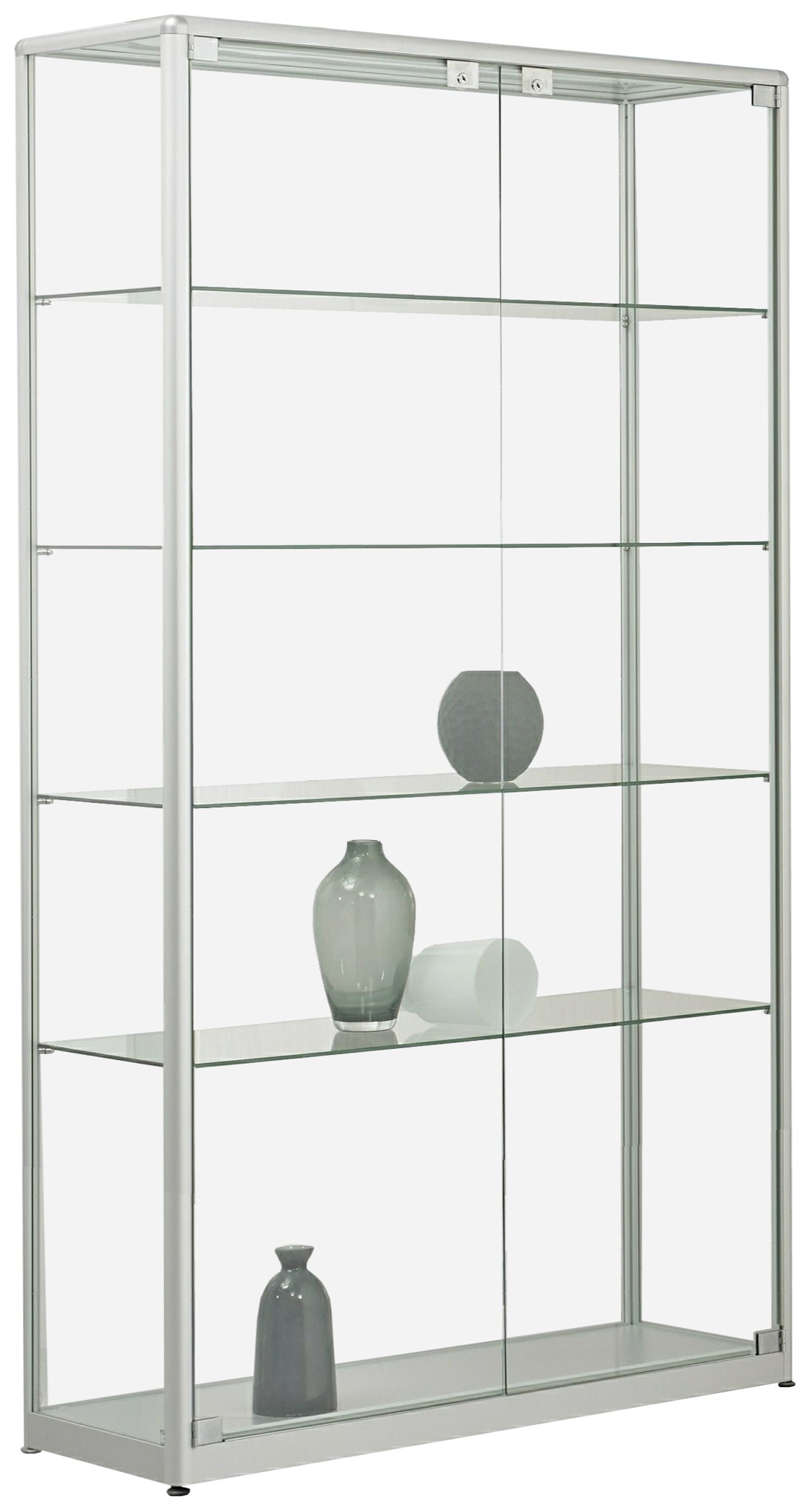 Bild von Standvitrine mit Drehtüre 2000x1000x400 mm HxBxT