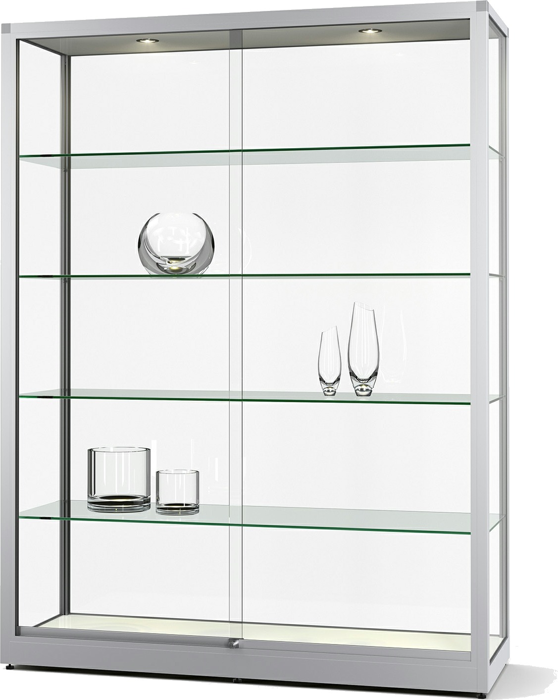Bild von Standvitrine Vertum 400, 2000x1520x520 mm HxBxT