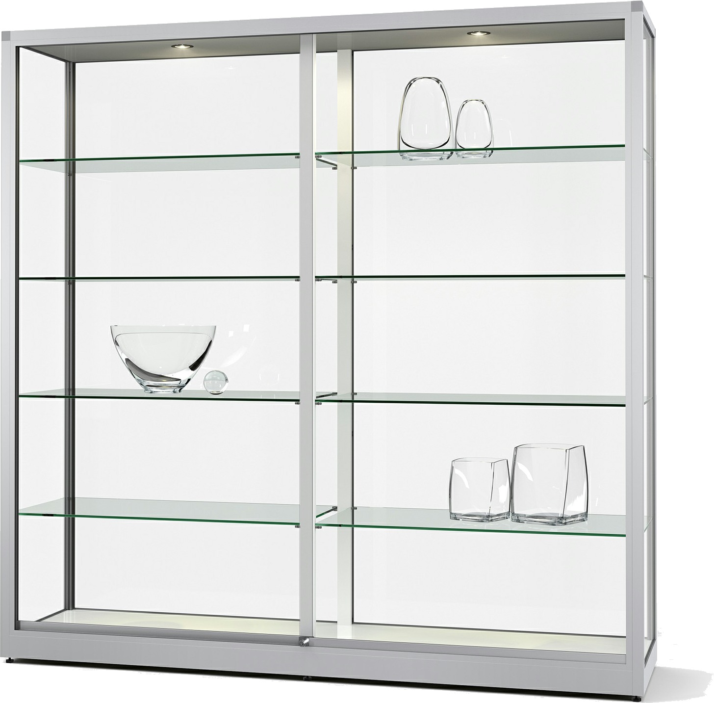 Bild von Standvitrine Vertum 400, 2000x2020x520 mm HxBxT