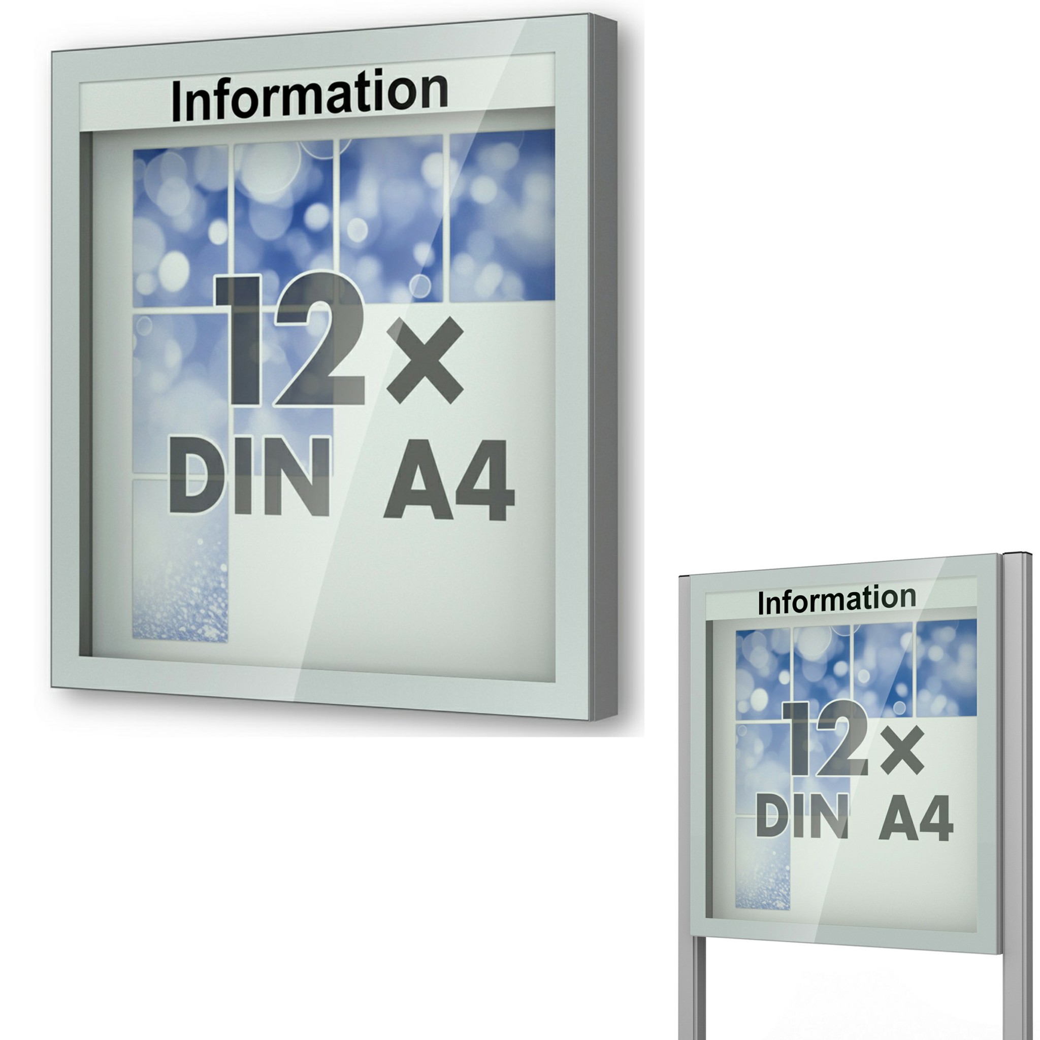 Bild von Schaukasten Vitrum 1050x1150x123 mm BxHxT