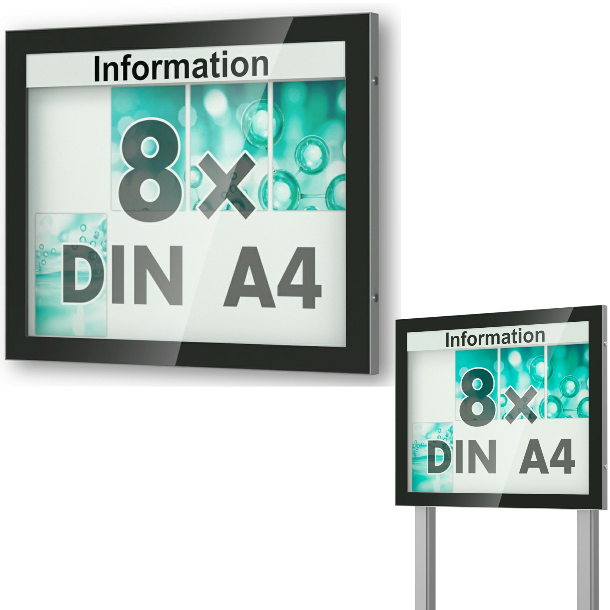 Bild von Schaukasten Visus 1050x840x53 mm BxHxT
