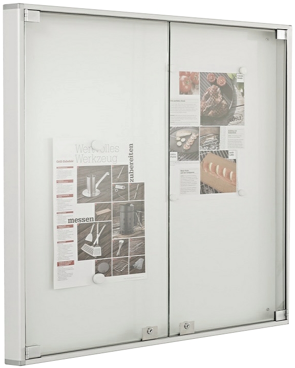 Bild von Schaukasten für 4 x A4-Seiten, 530x710x55 mm BxHxT, Hochformat
