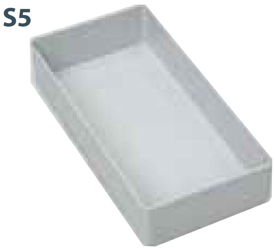 Bild von Kunststoffbox S5, 45x108x216 mm HxBxT