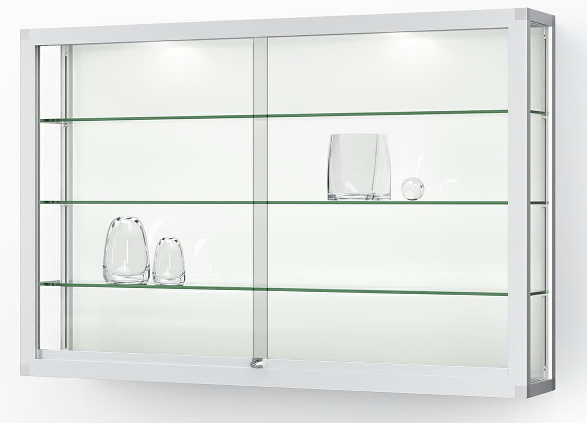 Bild von Wandvitrine Vertum 100, 1000x1520x250 mm HxBxT