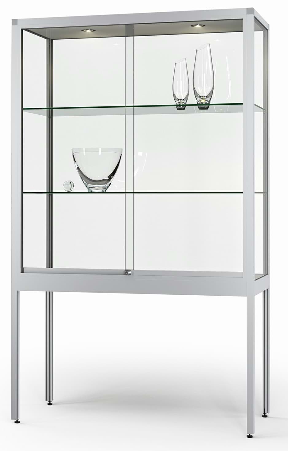 Bild von Vitrine auf Standbeinen, 2000x1220x520 mm HxBxT