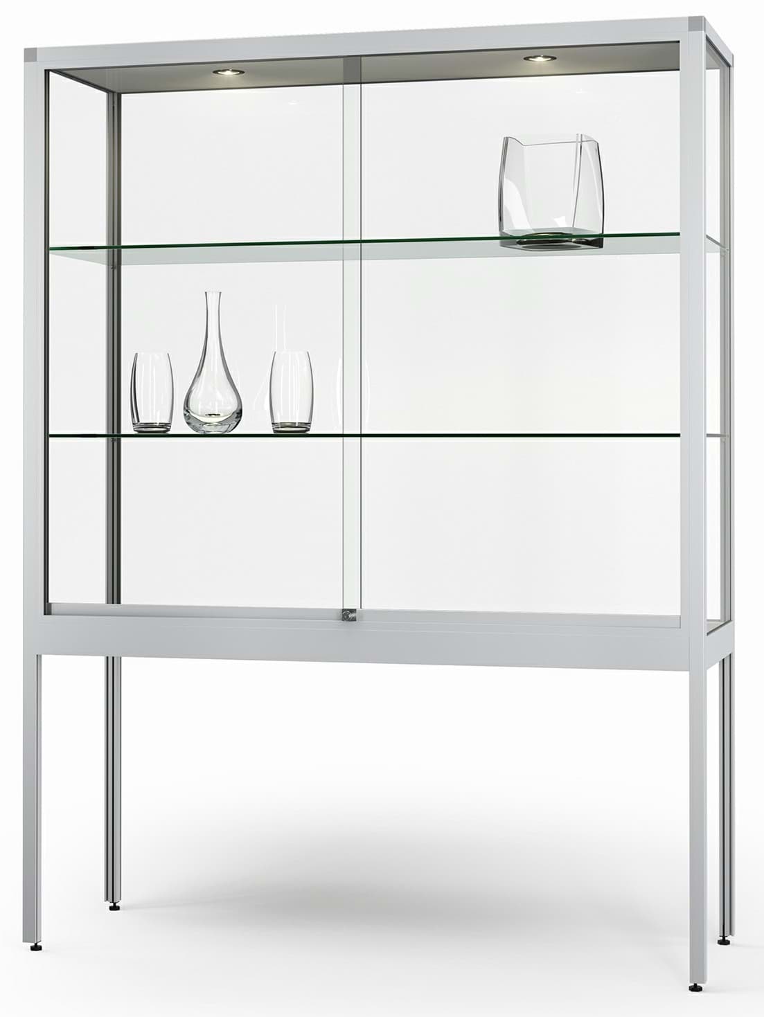 Bild von Vitrine auf Standbeinen, 2000x1520x520 mm HxBxT