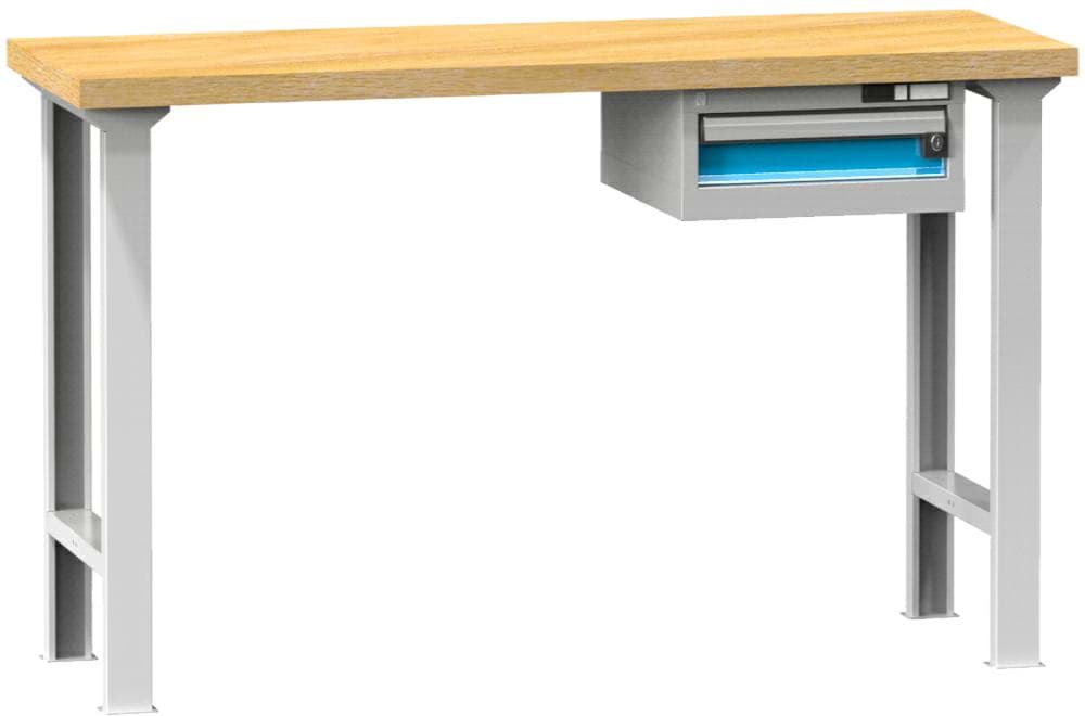 Bild von Werkbank fixe Höhe mit Schublade, 1500x800x880 mm LxTxH