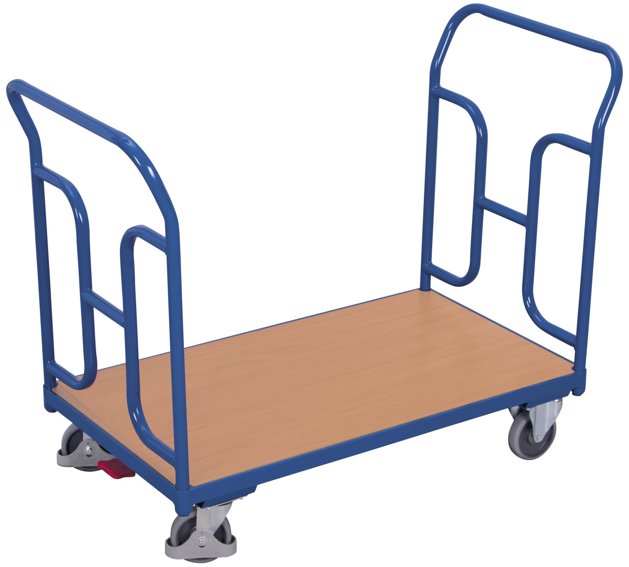 Bild von Doppel-Schiebebügelwagen, Ladefläche: 1000 x 600 mm BxT