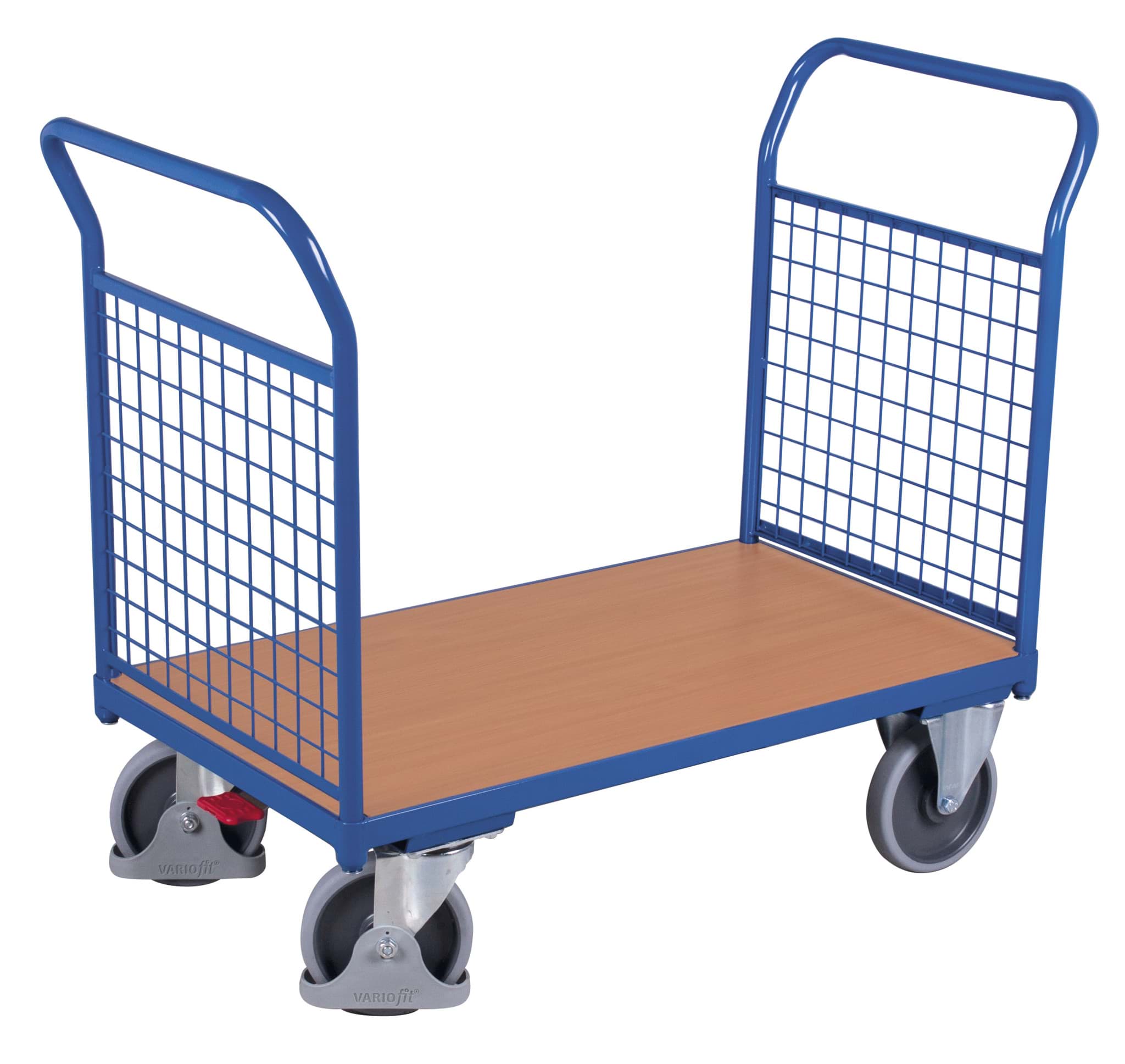 Bild von Doppelstirnwandwagen 850 x 500 mm BxT mit Gitterwand