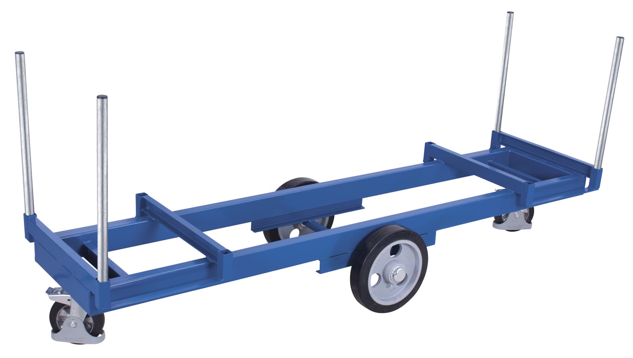 Bild von Langmaterialwagen 2500x615 mm BxT mit 4 Rungen