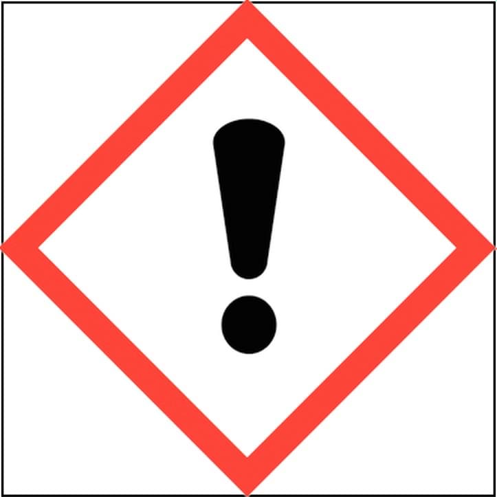 Bild von Logo Etikette für Gefahrenstoffe