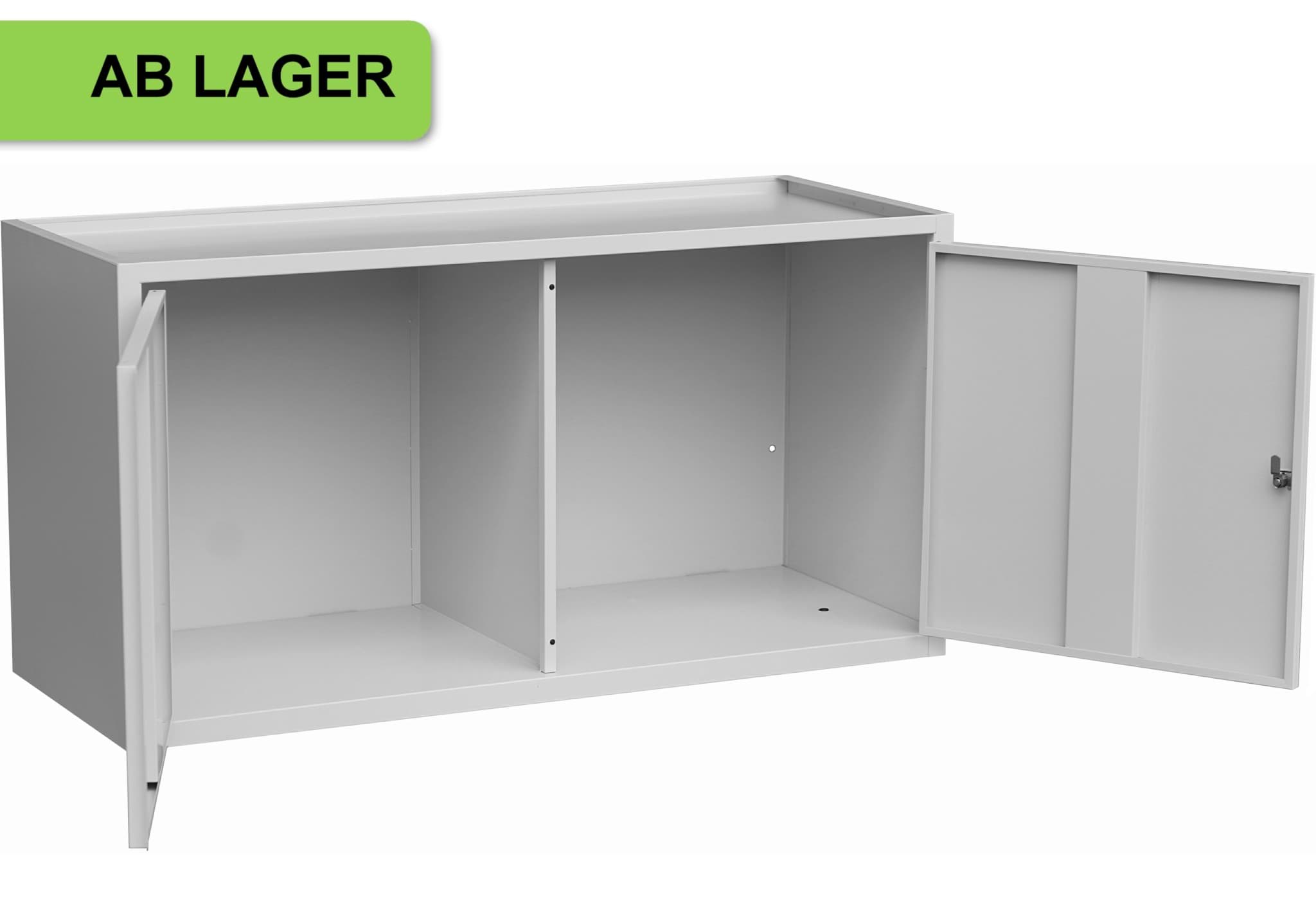 Bild von Pneuschrank, lichtgrau, 1400x725x550 mm BxHxT mit Rückwand