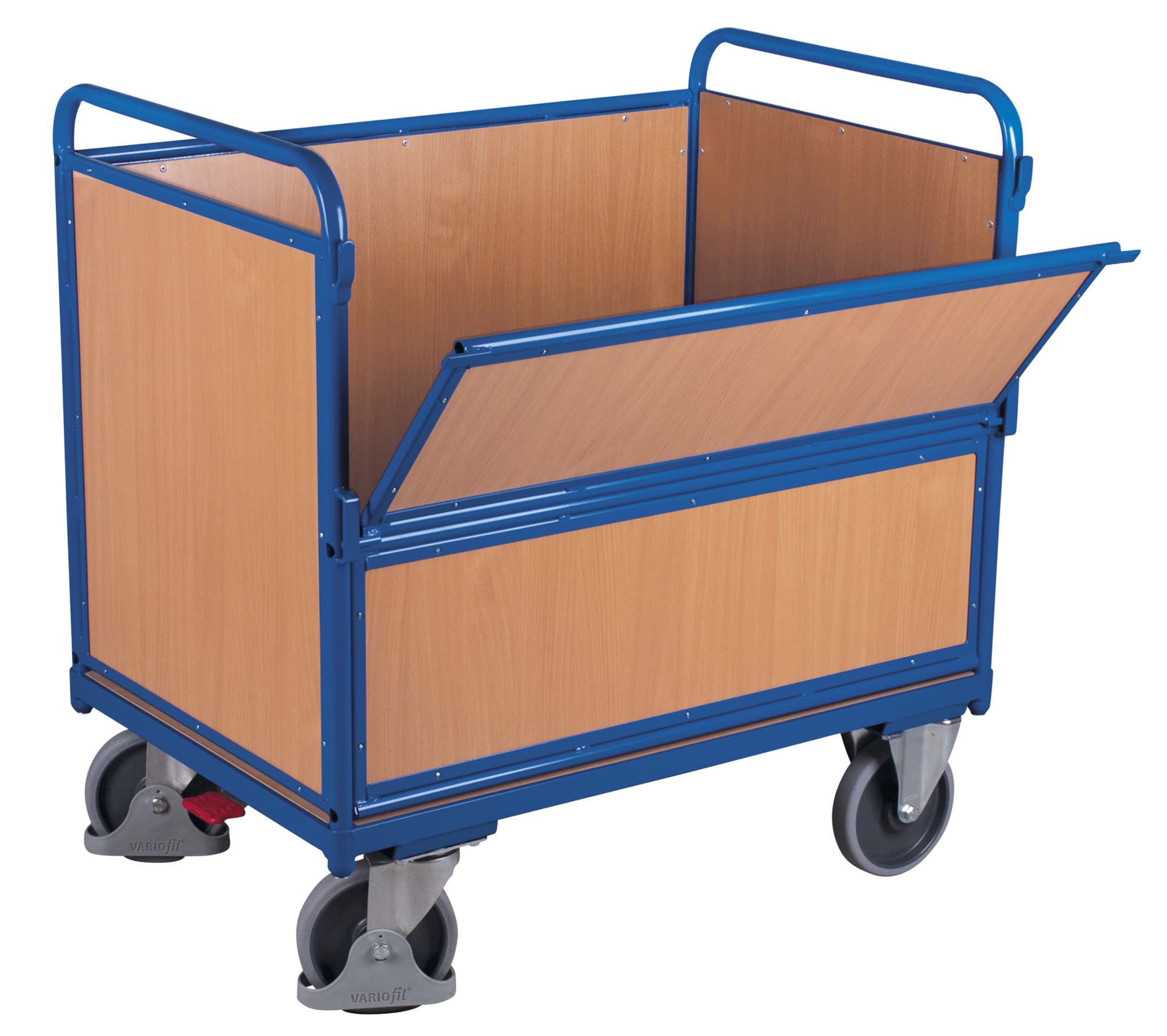 Bild von Kastenwagen Holzwände 1060 x 715 x 1095 mm BxTxH