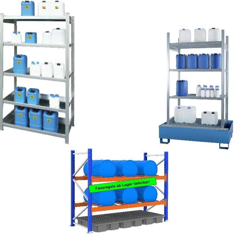 Bild für Kategorie Gefahrenstoff- / Umweltregale