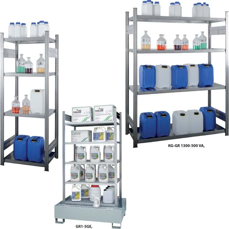 Kleingebinde Gefahrenstoffregale