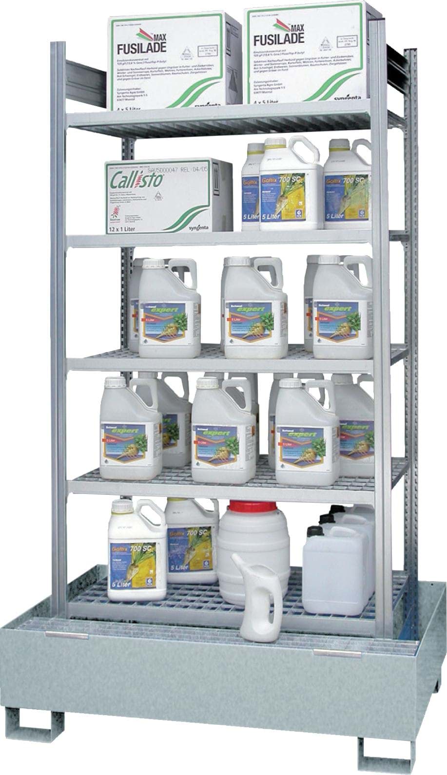 Bild von Gefahrenstoff-Grundregal, Breite 1060 mm