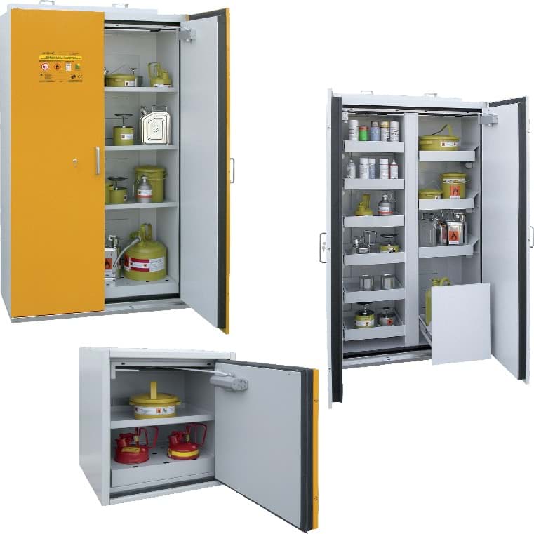 Gefahrenstoff-/Sicherheitsschränke mit 90 Minuten Feuerschutz