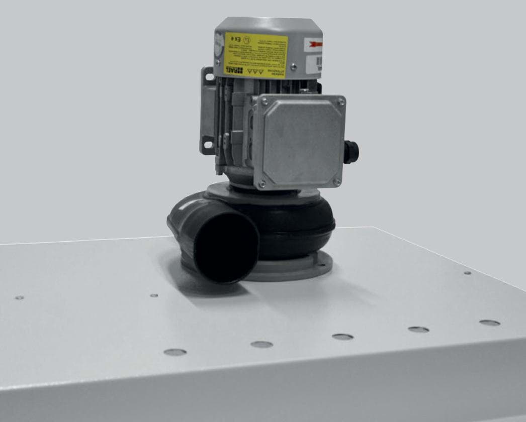 Bild von Entlüftung von einzelnen Sicherheitsschränken