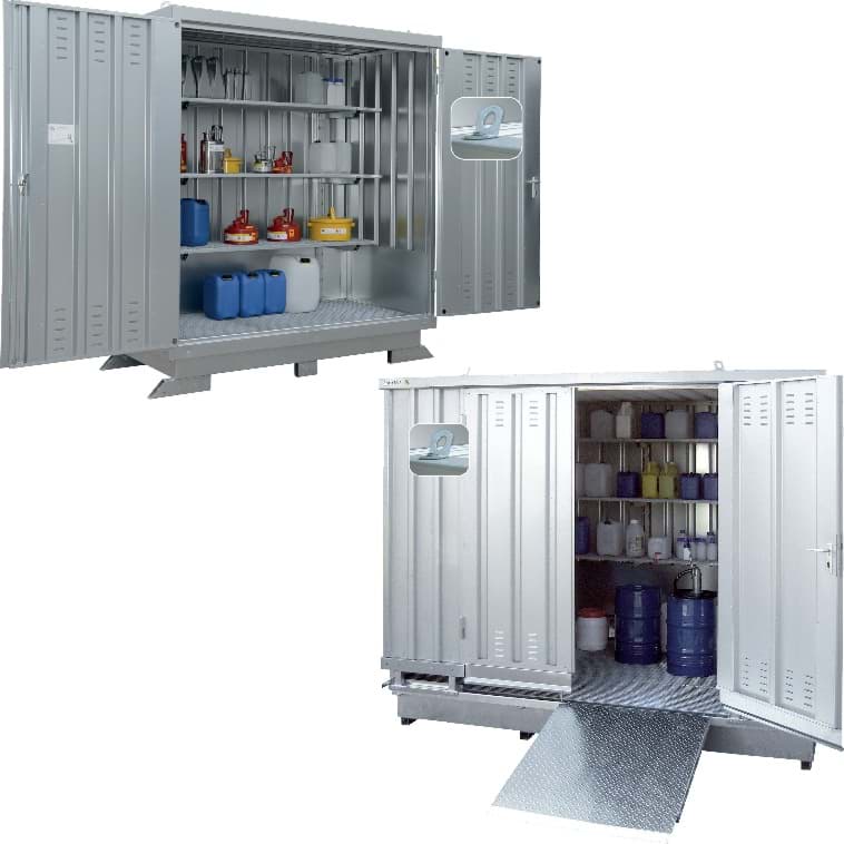 Aussenlagerung für Gefahrenstoffe