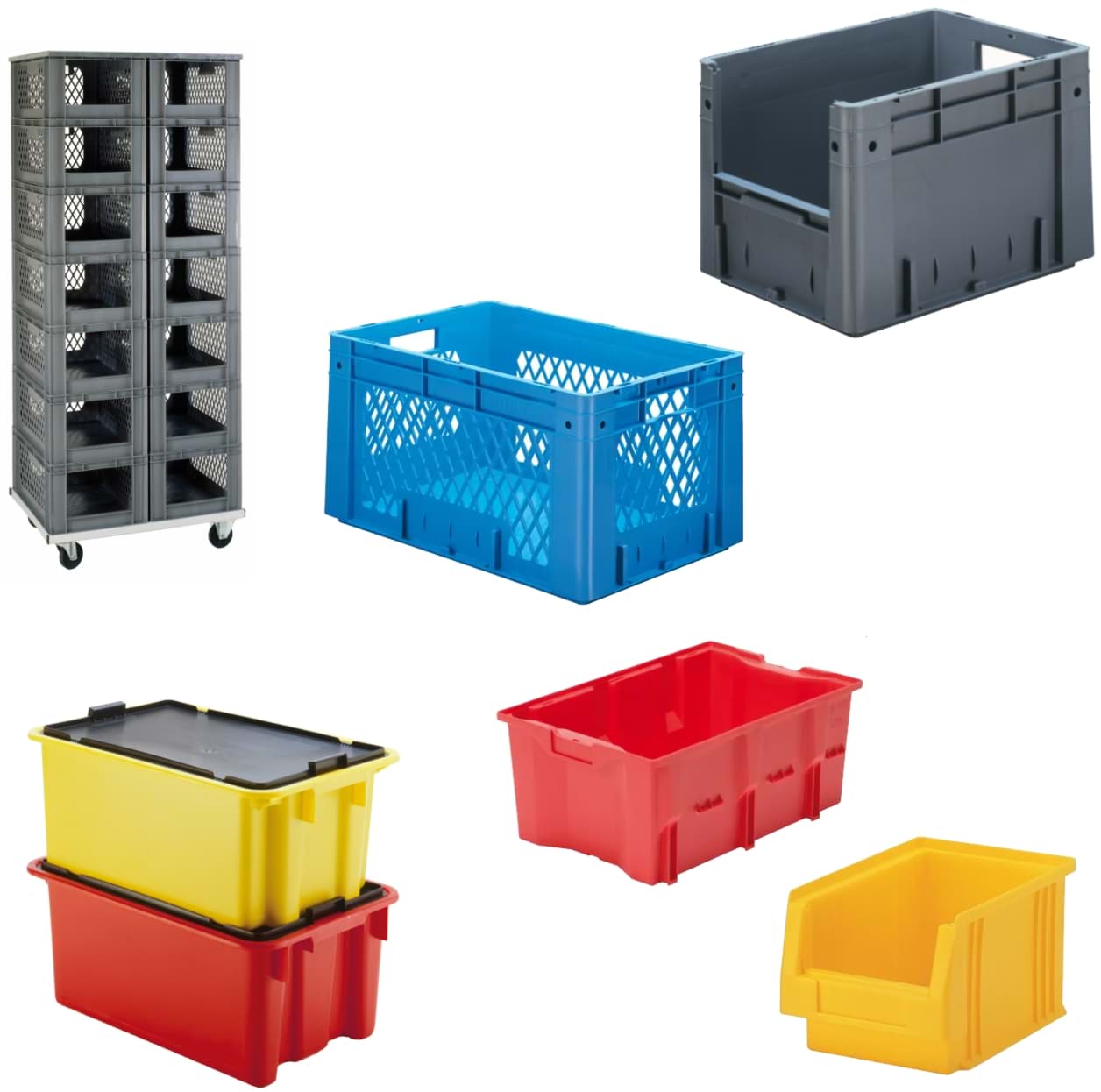 Lagersichtkästen und Kunststoffkästen