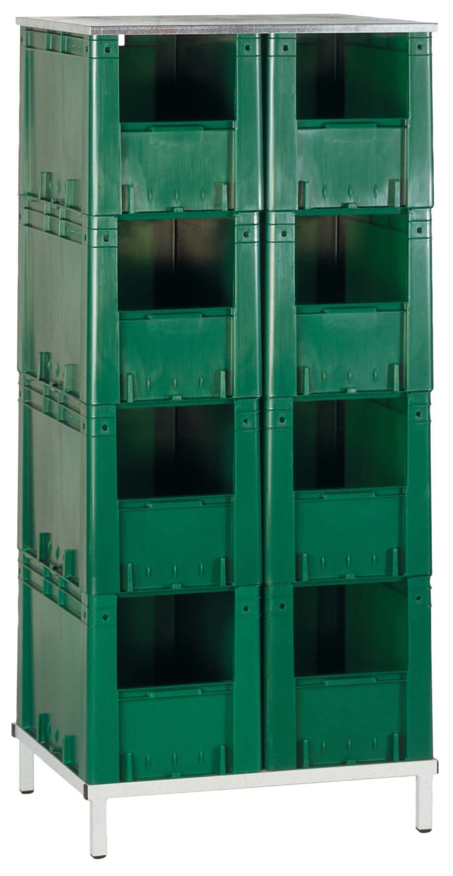 Schwerlast-Transport-Stapelkasten-Regal VTR 8/600