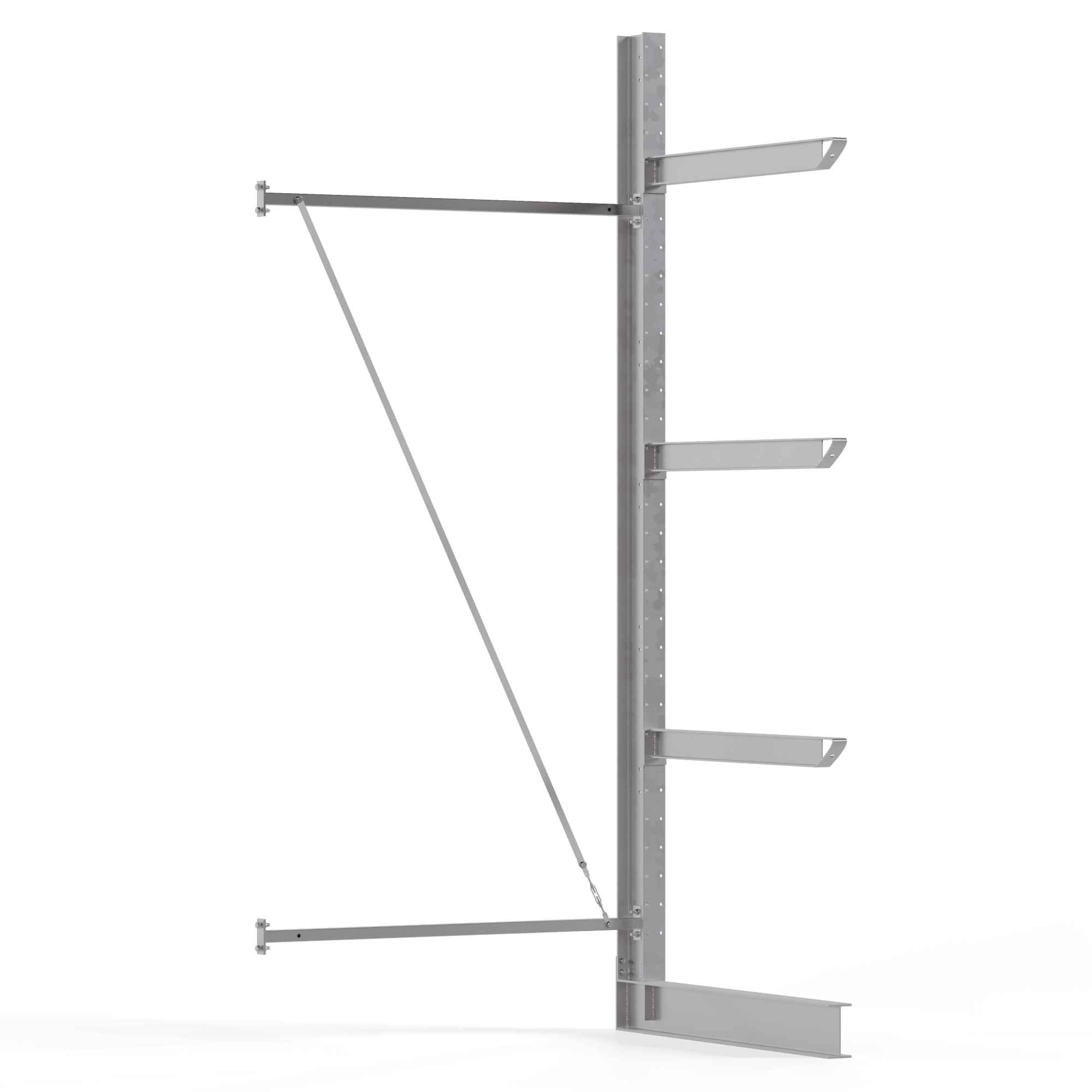 Kragarmregal Anbauregal, einseitig, 3500x1500mm HxB