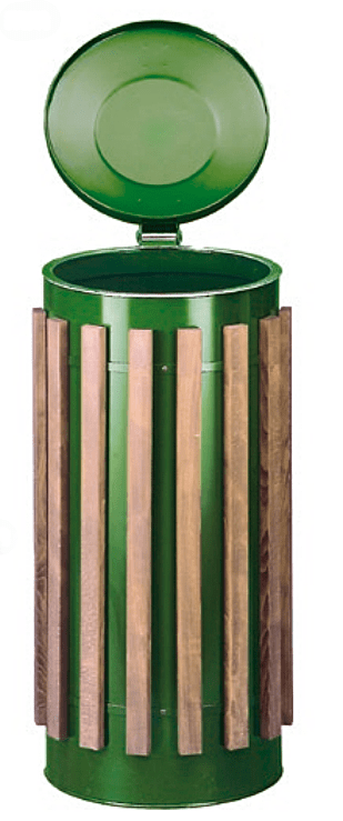 Abfallsammler mit Doppeltüre, für 120 L Abfallsäcke