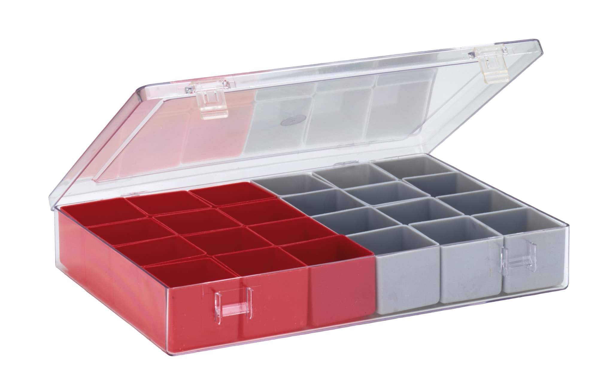 Sortimentskasten mit glasklarem Deckel 4.03