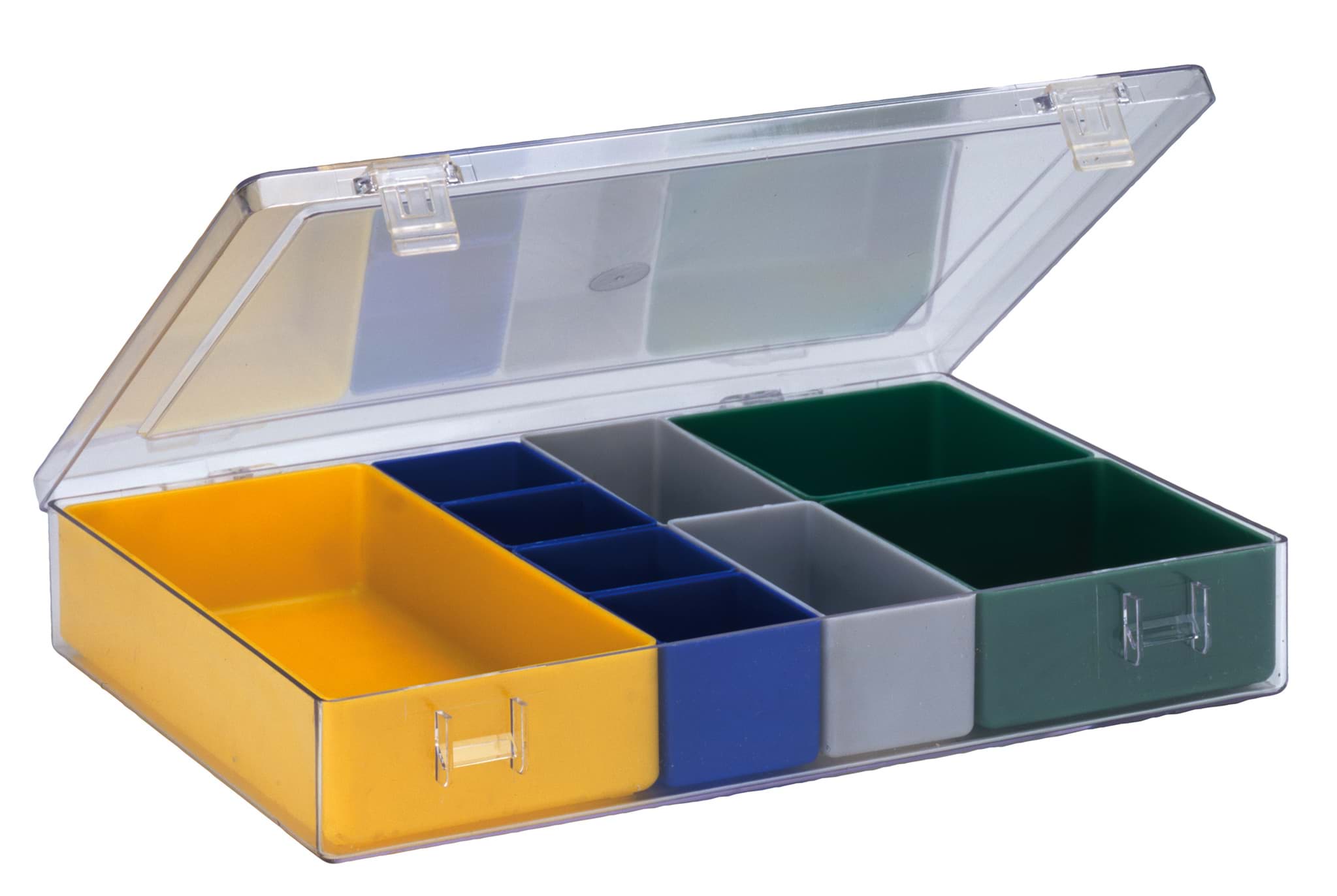 Sortimentskasten mit glasklarem Deckel 4.09