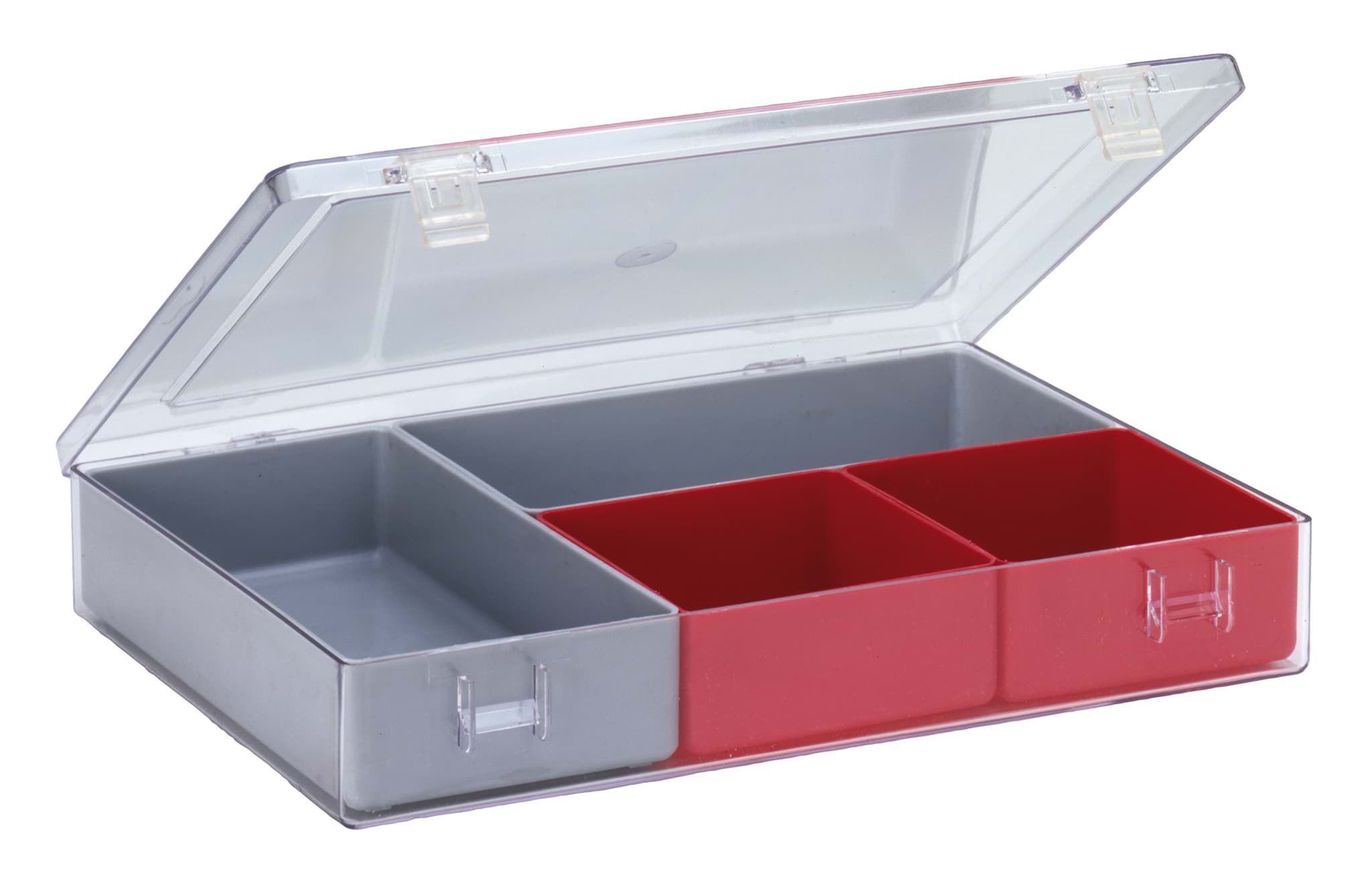 Sortimentskasten mit glasklarem Deckel 4.10