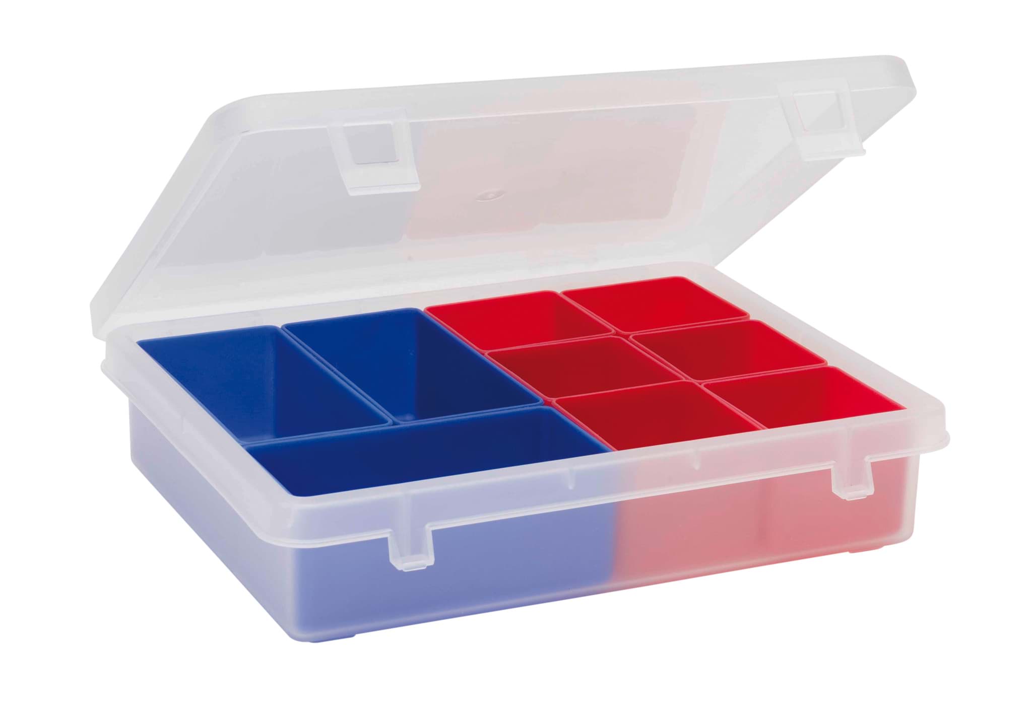 Sortimentskasten mit klarem Deckel 8.04