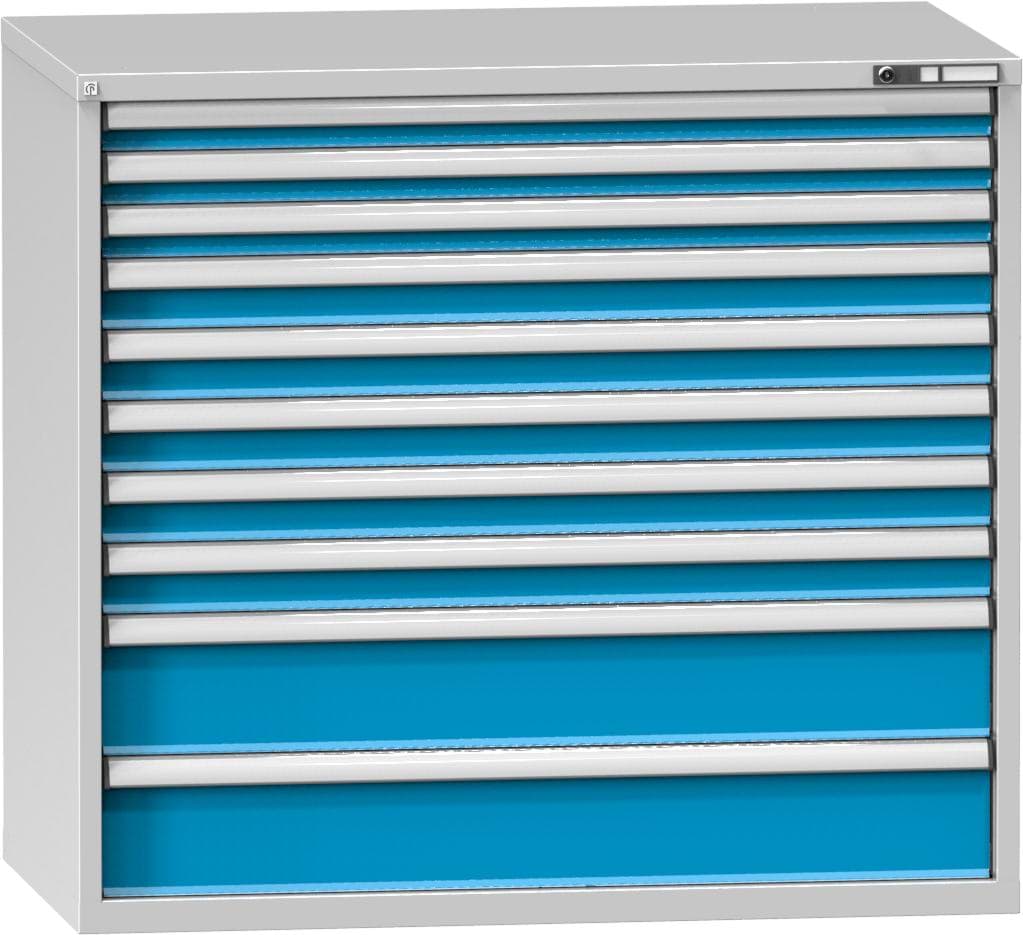 Schubladenschrank, 10 Schubladen, 1215x1343x780 mm HxBxT
