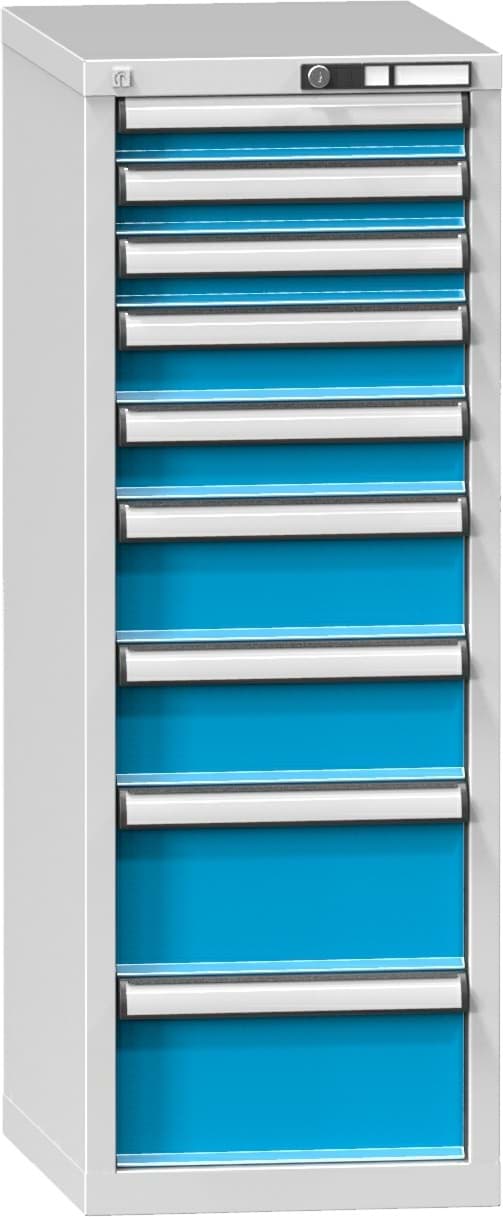Schubladenschrank, 9 Schubladen, 1215x442x630 mm HxBxT