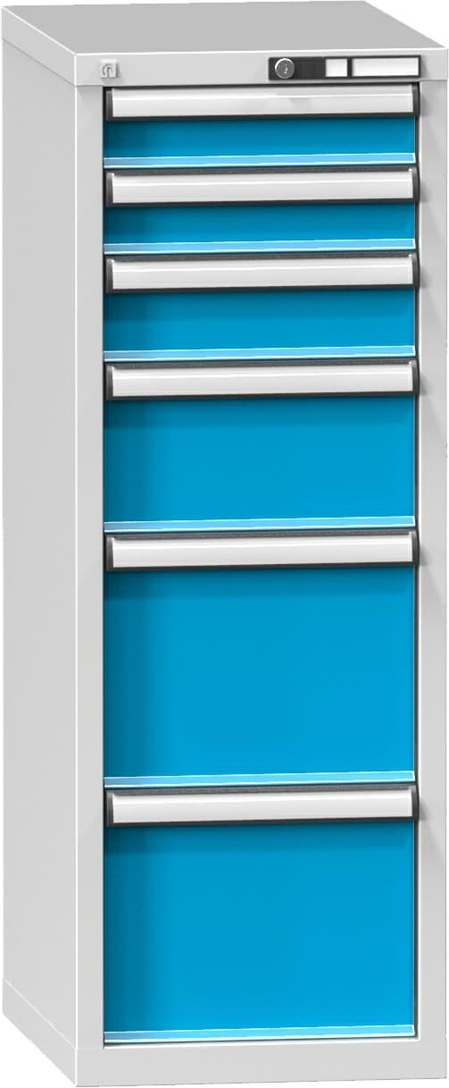 Schubladenschrank, 6 Schubladen, 1215x442x630 mm HxBxT