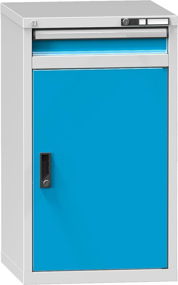 Schubladenschrank, 1 x Schublade, 1 x Türe, 990x578x630 mm HxBxT