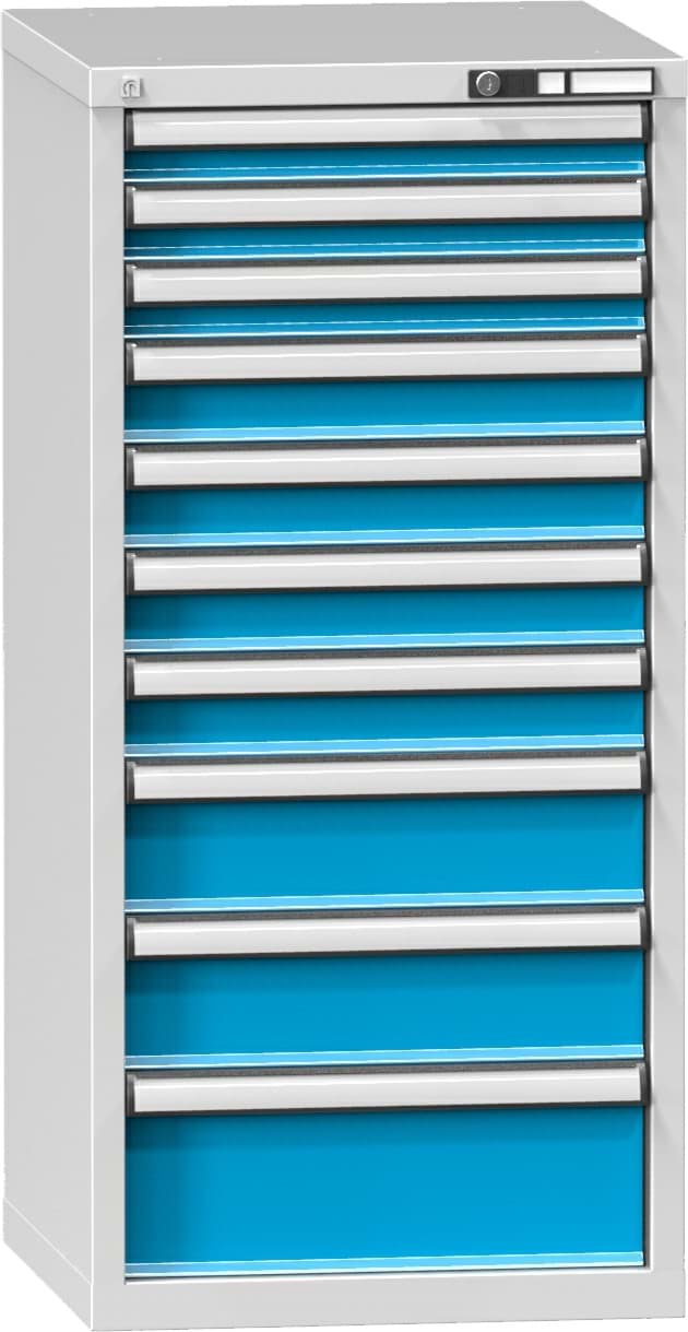 Schubladenschrank, 10 x Schublade, 1215x578x630 mm HxBxT