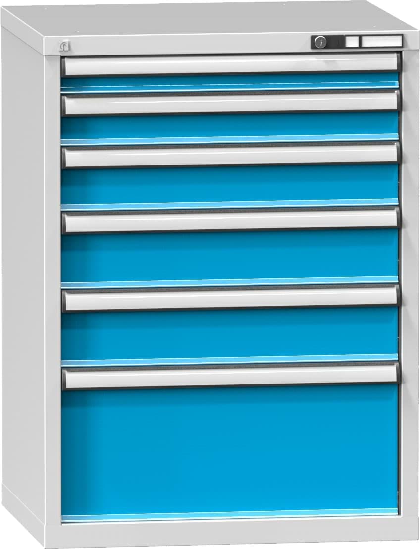 Schubladenschrank, 6 x Schublade, 990x731x630 mm HxBxT