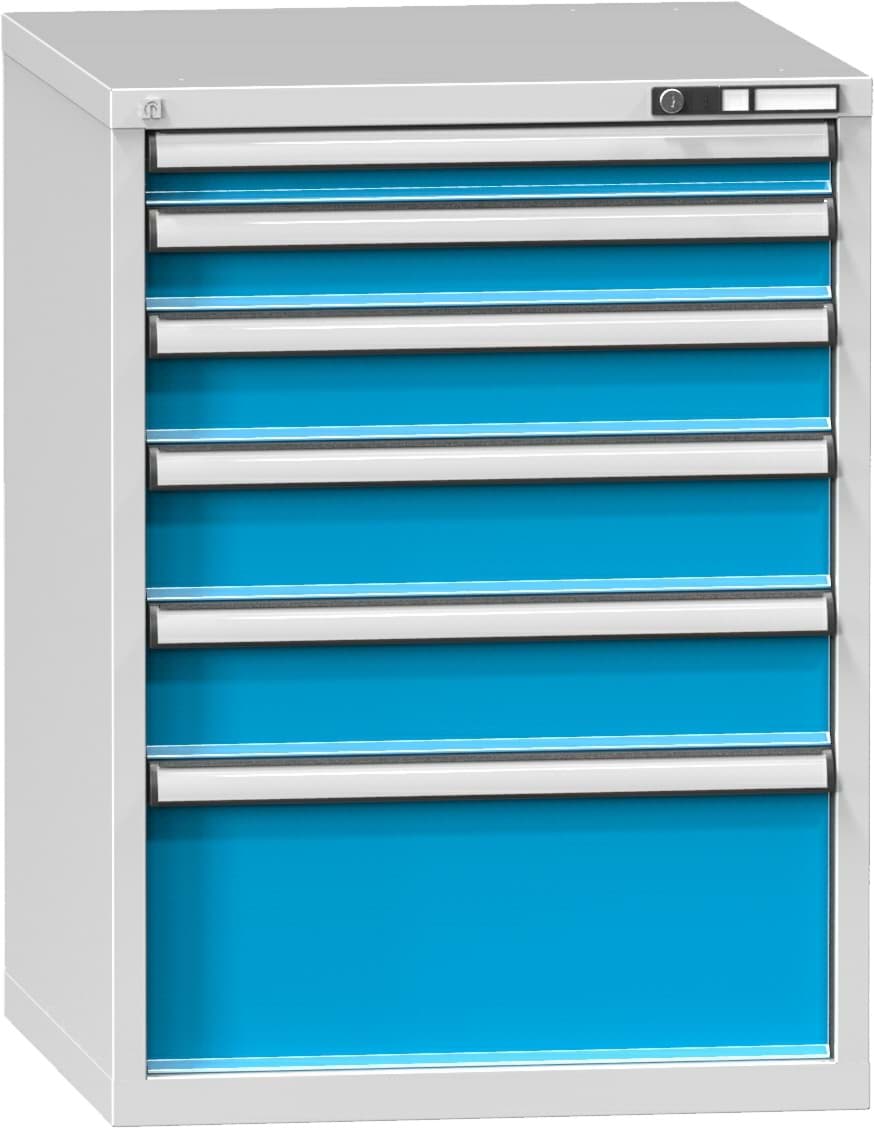 Schubladenschrank, 6 x Schublade, 990x731x780 mm HxBxT