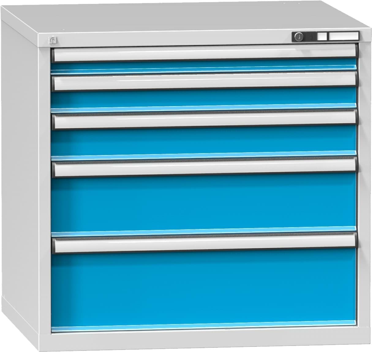 Schubladenschrank, 5 x Schublade, 840x884x780 mm HxBxT