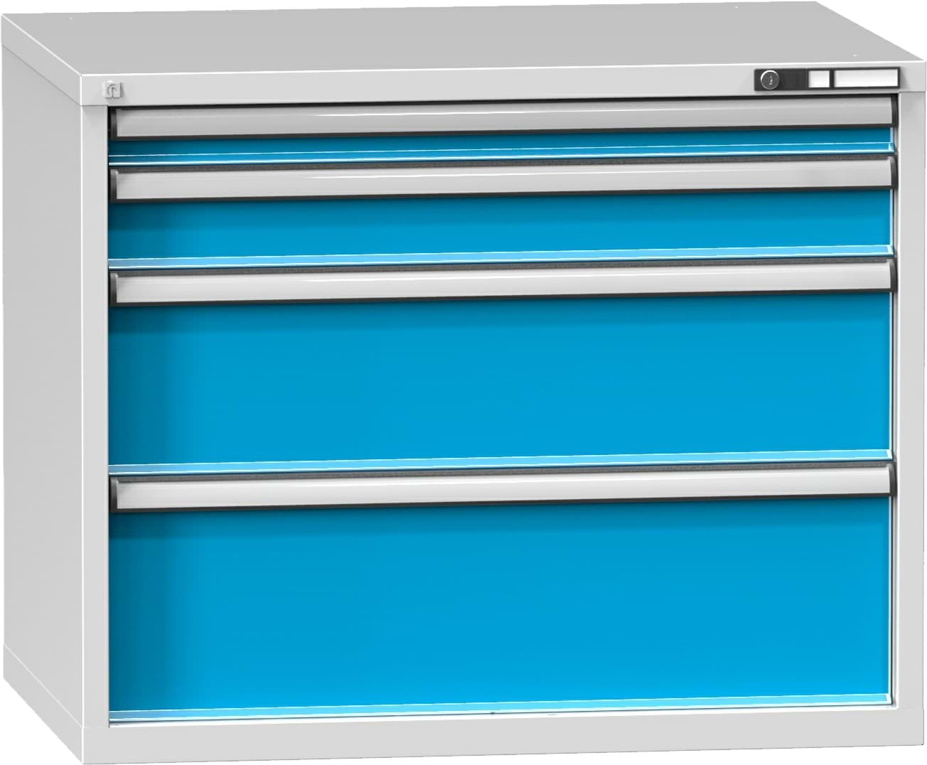 Schubladenschrank, 4 x Schublade, 840x1037x780 mm HxBxT