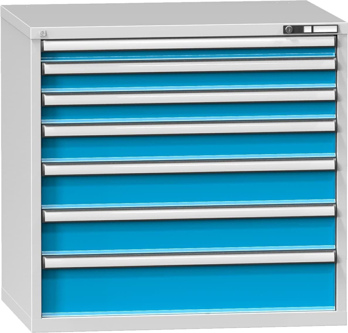 Schubladenschrank, 7 x Schublade, 990x1037x780 mm HxBxT