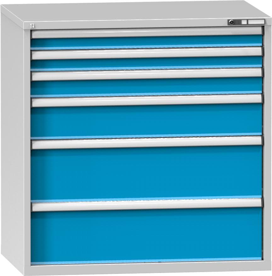 Schubladenschrank, 6 Schubladen, 1215x1190x780 mm HxBxT