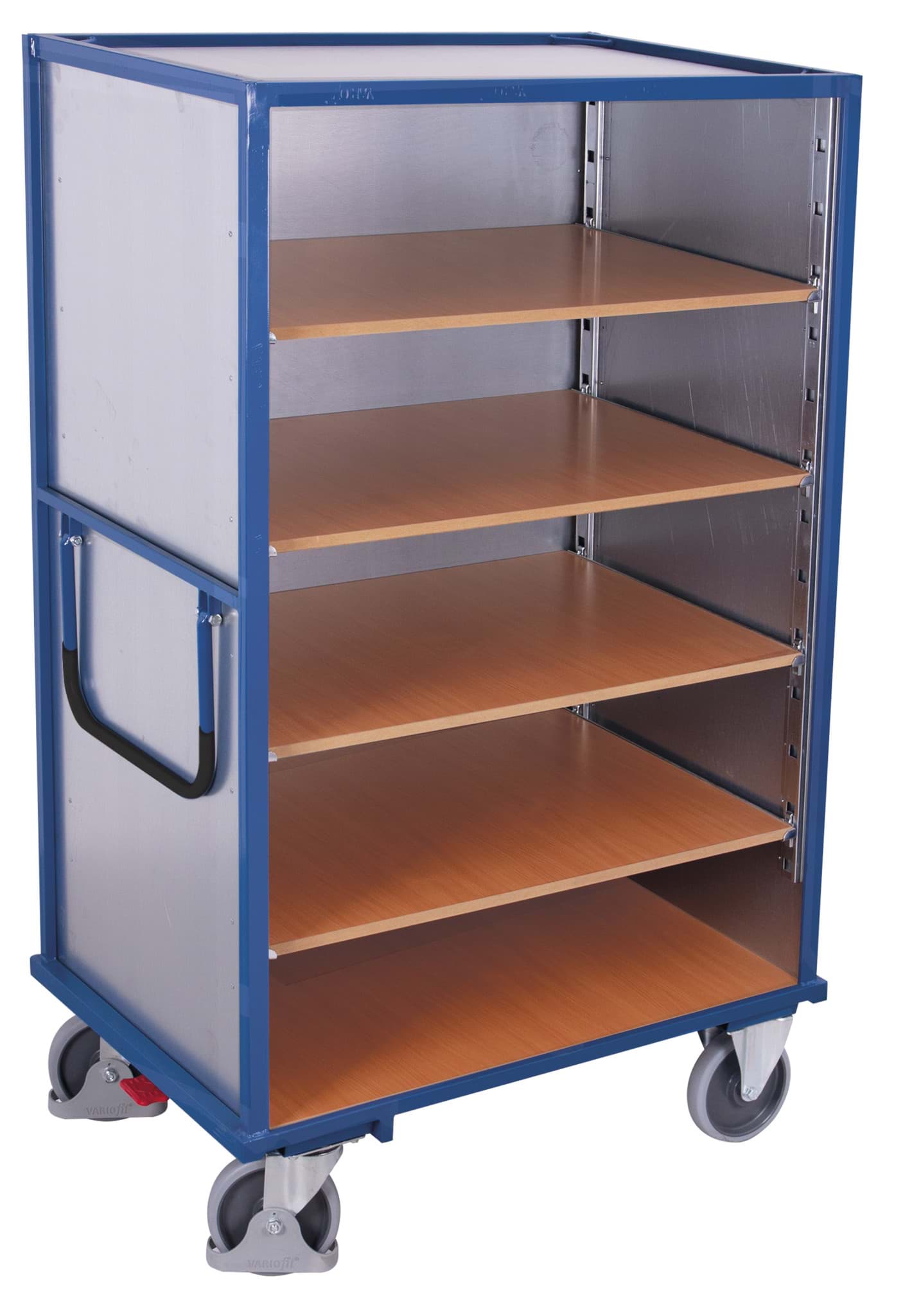 Etagenwagen fest verschweisst Kasten, 1315 x 830 x 1810 mm BxTxH