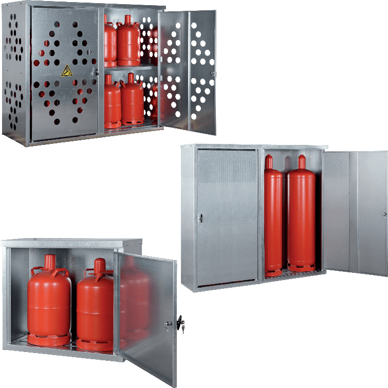 Kleingasflaschenschränke