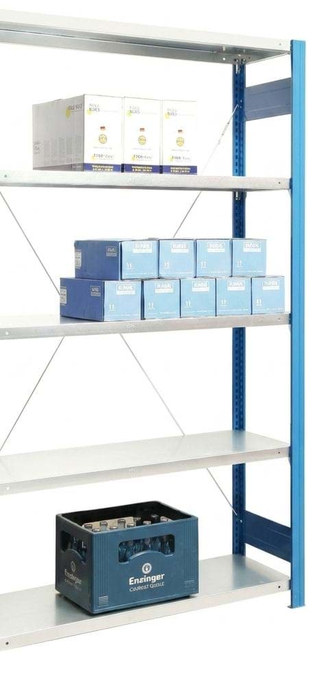 Anbauregal 2000x1005x400 mm HxBxT in diversen Farben