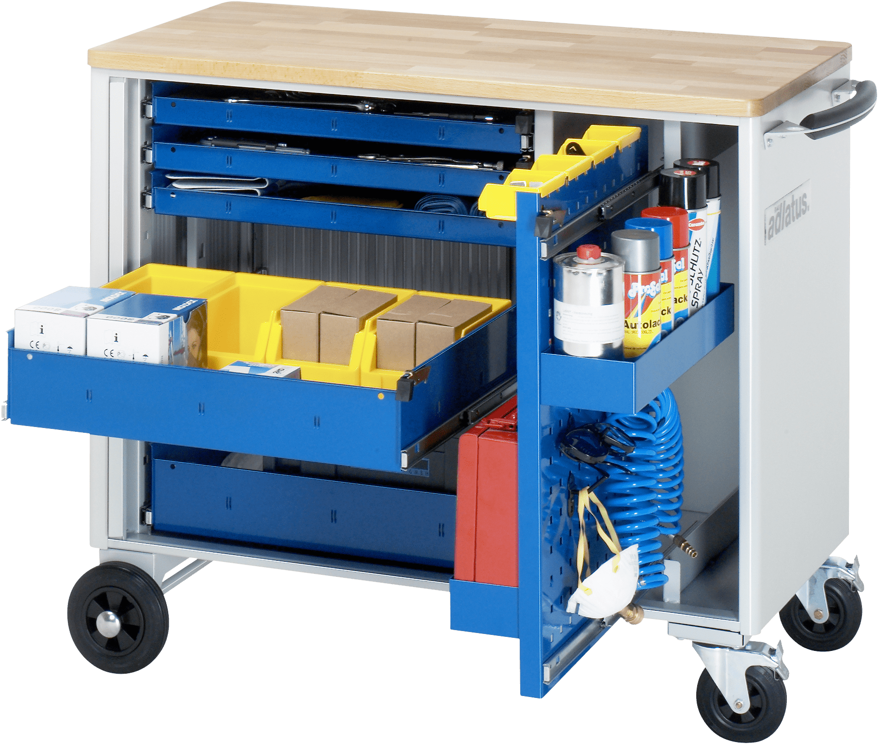 Werkzeugwagen, B 1025 x T 520 x H 890 mm