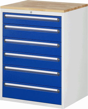 Bild von Schubladenschrank Modell XL7.6, B 770xT 650xH 1035 mm