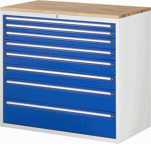 Bild von Schubladenschrank Modell XXL7.11, B 1145xT 650xH 1035 mm