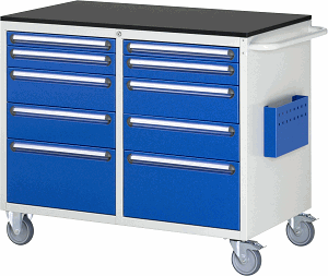 Bild von Montagewagen Modell LL5.2.2, B 1145 x T 650 x H 970 mm, Melamin-Top 19 mm