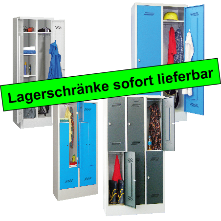 Bild für Kategorie Garderobenschränke ab Lager